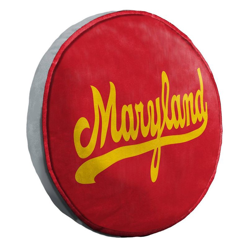 slide 2 of 5, NCAA Maryland Terrapins 15" Circular Cloud Pillow, 1 ct