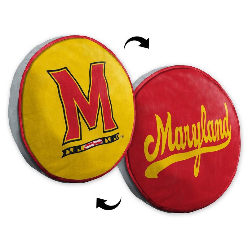 slide 4 of 5, NCAA Maryland Terrapins 15" Circular Cloud Pillow, 1 ct