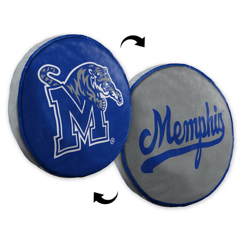slide 4 of 5, NCAA Memphis Tigers 15" Circular Cloud Pillow, 1 ct