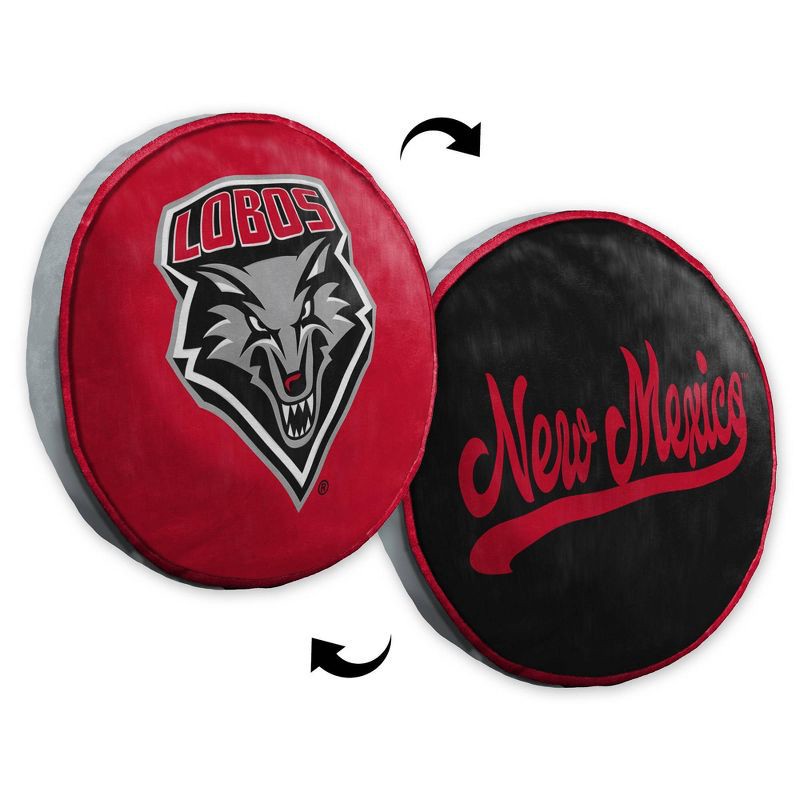 slide 4 of 5, NCAA New Mexico Lobos 15" Circular Cloud Pillow, 1 ct