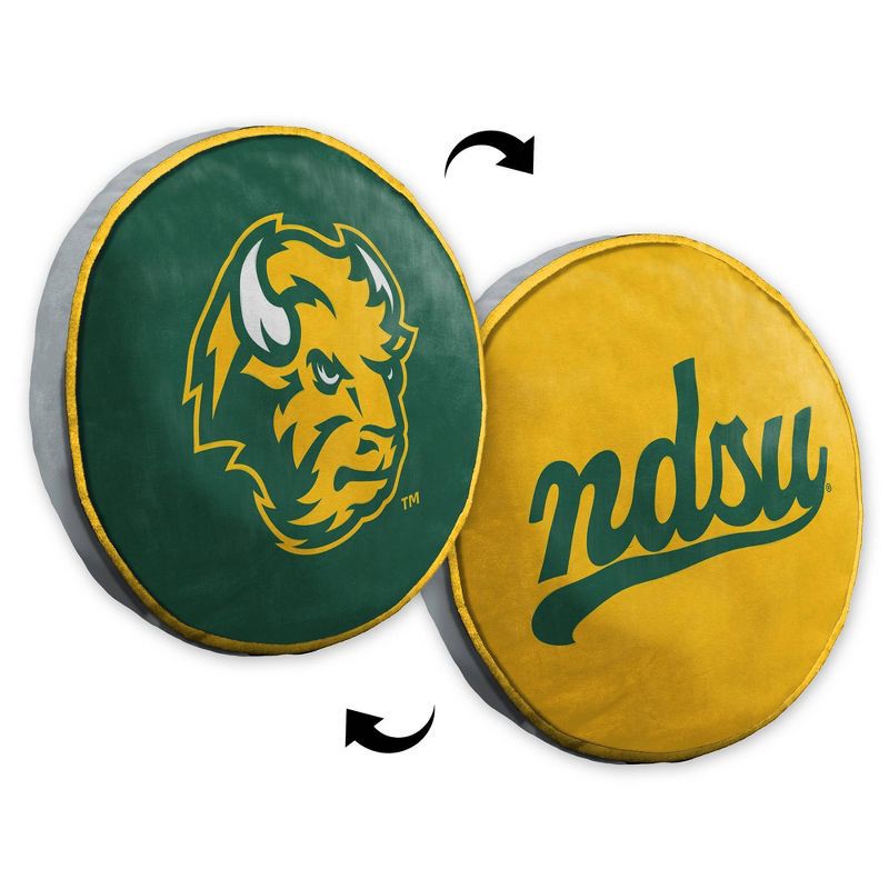 slide 4 of 5, NCAA North Dakota State Bison 15" Circular Cloud Pillow, 1 ct