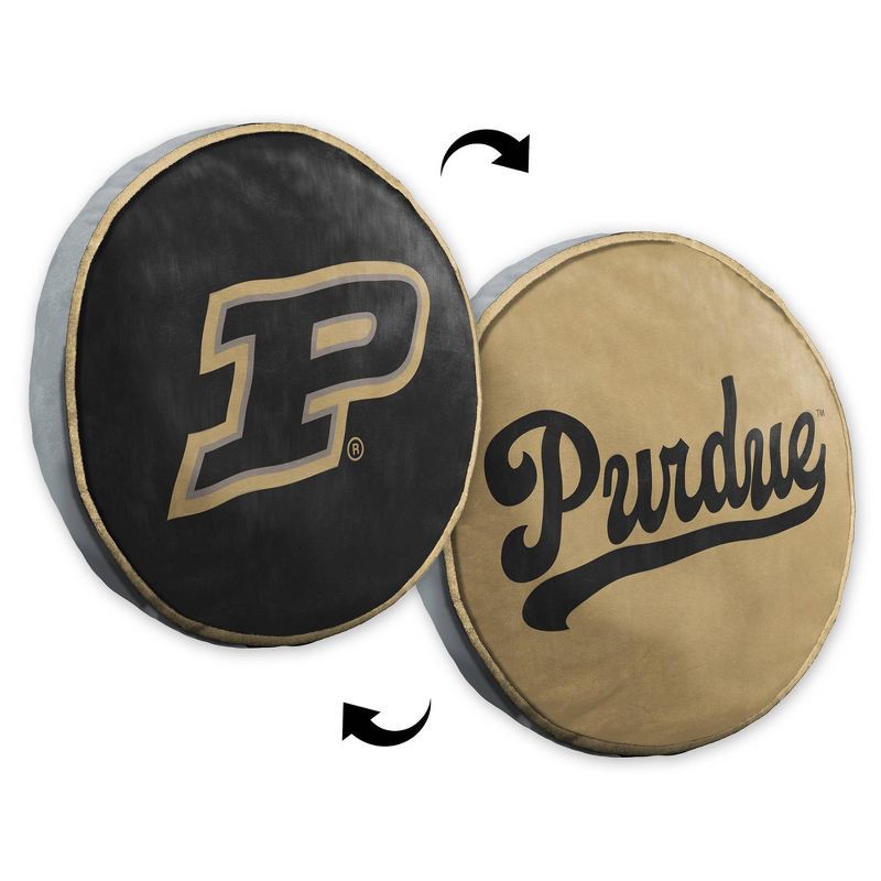 slide 4 of 5, NCAA Purdue Boilermakers 15" Circular Cloud Pillow, 1 ct