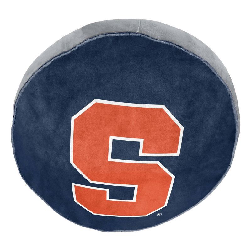 slide 3 of 5, NCAA Syracuse Orange 15" Circular Cloud Pillow, 1 ct