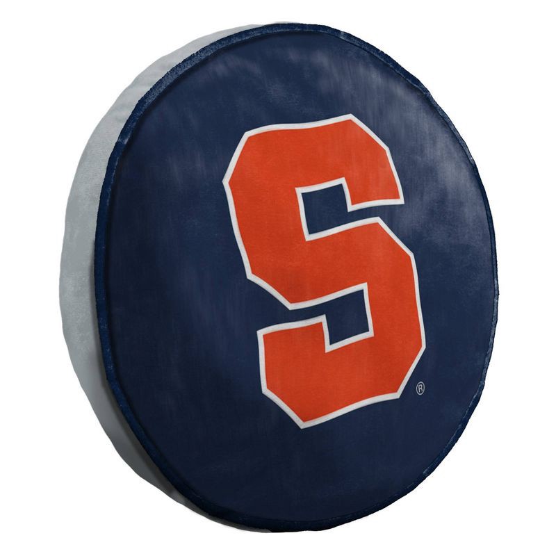 slide 1 of 5, NCAA Syracuse Orange 15" Circular Cloud Pillow, 1 ct