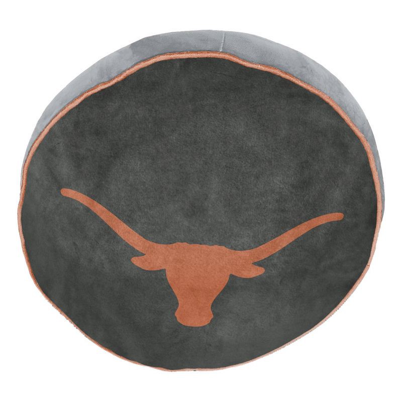 slide 3 of 5, NCAA Texas Longhorns 15" Circular Cloud Pillow, 1 ct