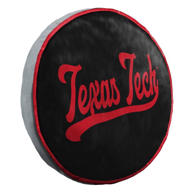 slide 2 of 5, NCAA Texas Tech Red Raiders 15" Circular Cloud Pillow, 1 ct