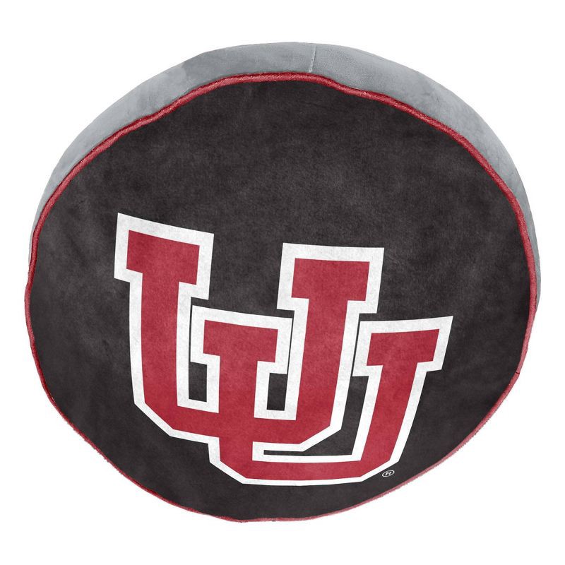 slide 2 of 3, NCAA Utah Utes 15" Circular Cloud Pillow, 1 ct