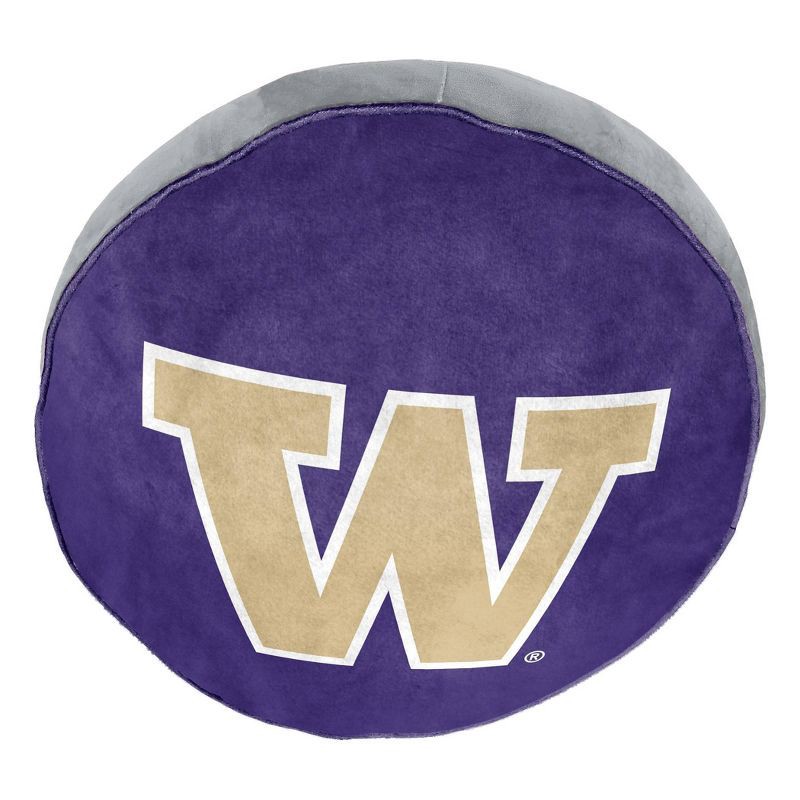 slide 3 of 5, NCAA Washington Huskies 15" Circular Cloud Pillow, 1 ct
