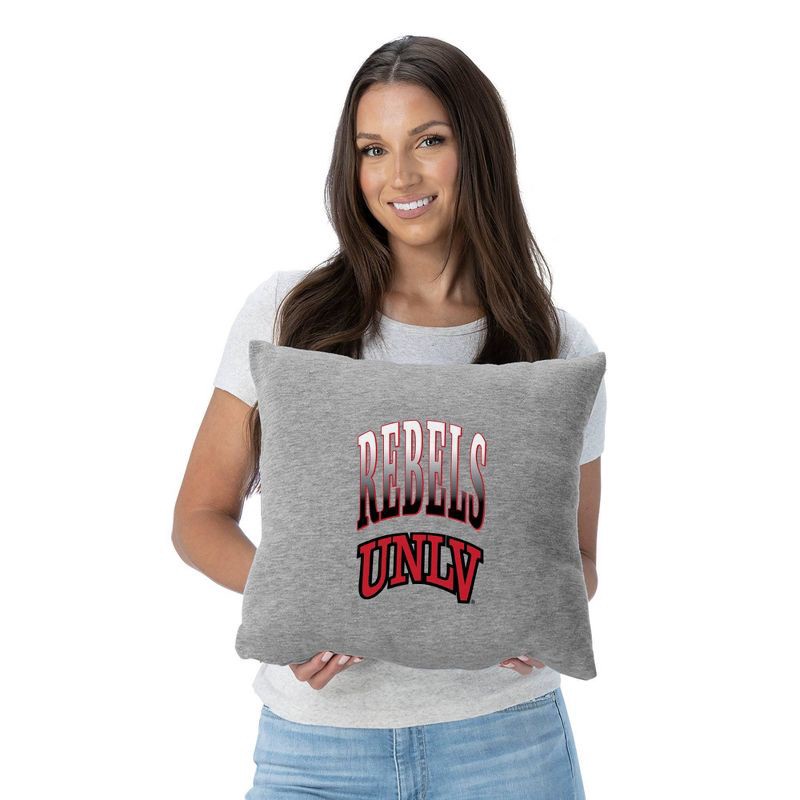 slide 2 of 5, NCAA UNLV Rebels 16" Heather Gray Sweatshirt Pillow, 1 ct