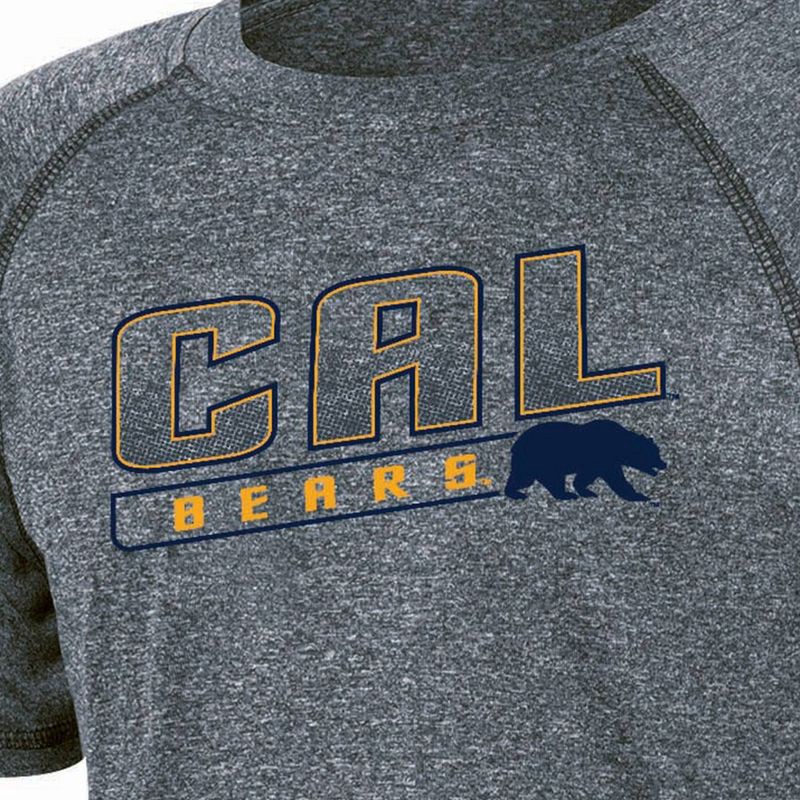 slide 3 of 3, NCAA Cal Golden Bears Boys' Gray Poly T-Shirt - XL, 1 ct