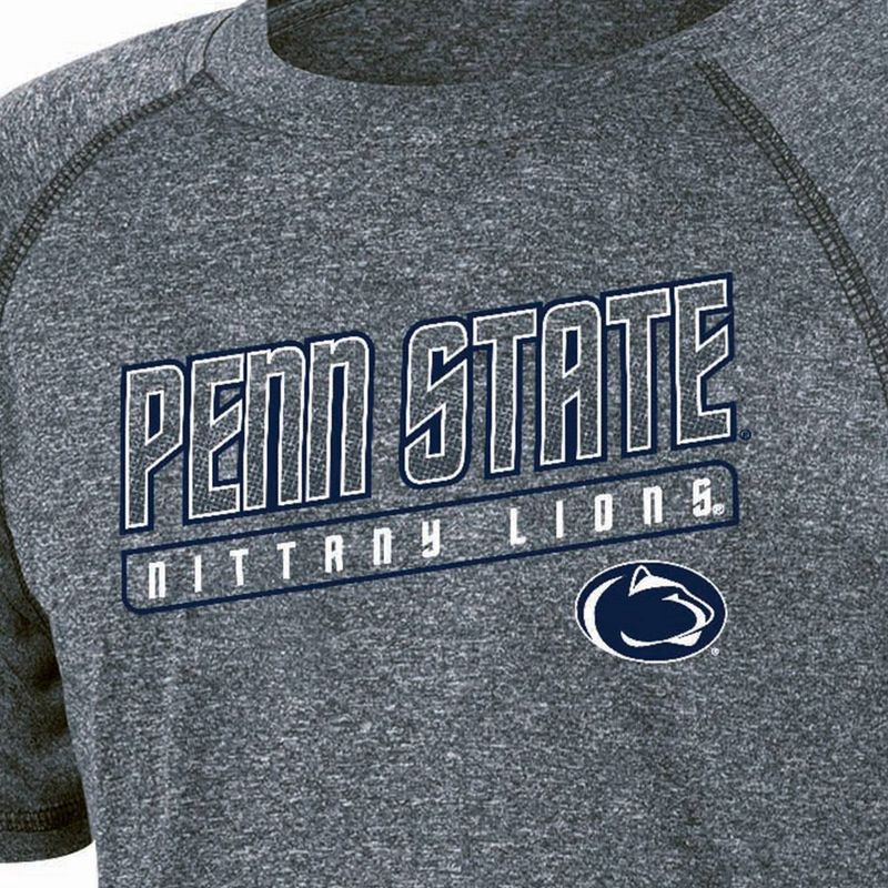 slide 3 of 3, NCAA Penn State Nittany Lions Boys' Gray Poly T-Shirt - XS, 1 ct