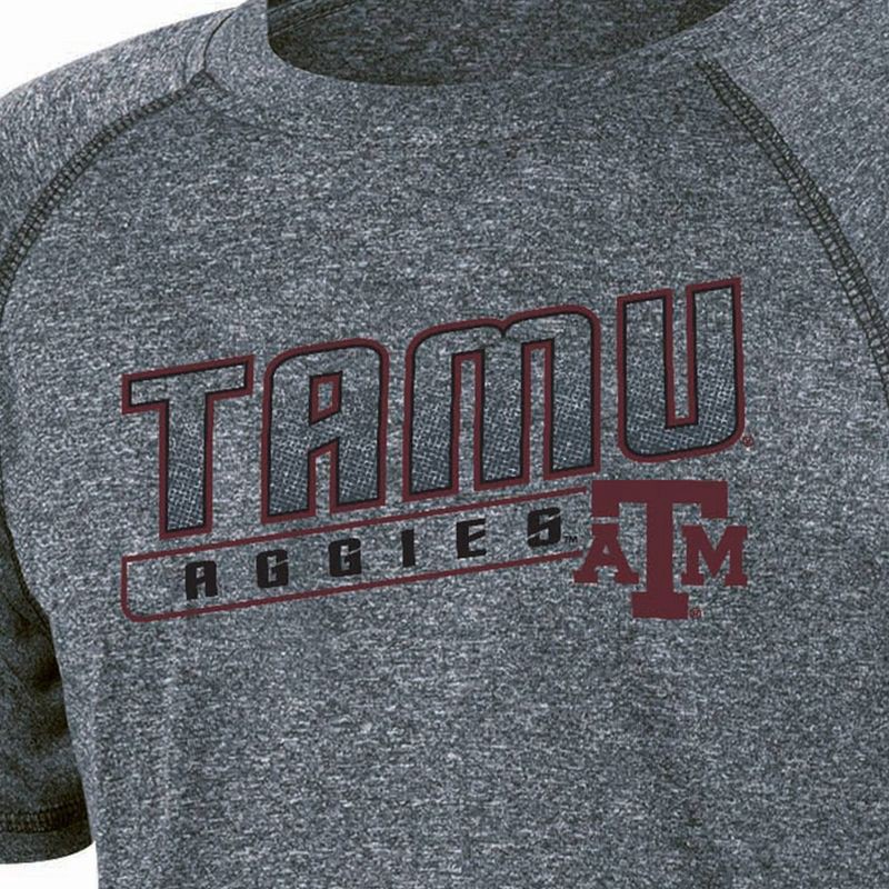 slide 3 of 3, NCAA Texas A&M Aggies Boys' Gray Poly T-Shirt - L, 1 ct