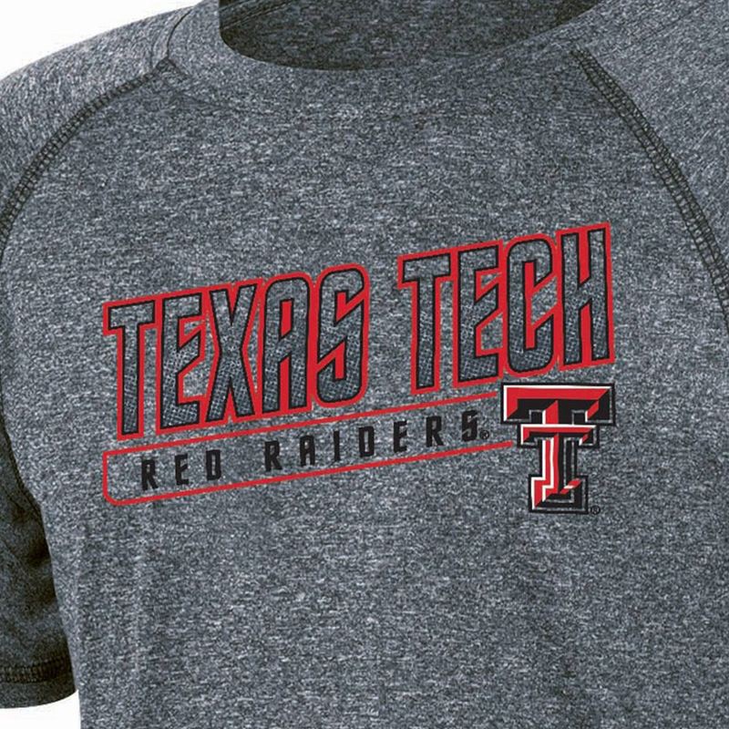 slide 3 of 3, NCAA Texas Tech Red Raiders Boys' Gray Poly T-Shirt - L, 1 ct