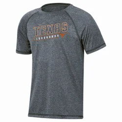 NCAA Texas Longhorns Boys' Gray Poly T-Shirt - L