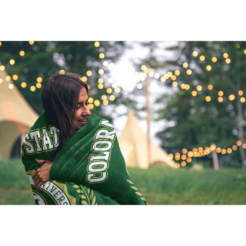 slide 2 of 2, NCAA Colorado State Rams Crest Ultra Soft Blanket, 1 ct