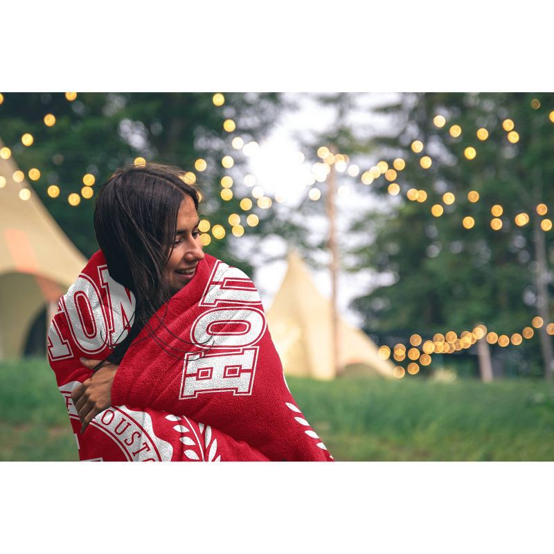 slide 2 of 2, NCAA Houston Cougars Crest Ultra Soft Blanket, 1 ct