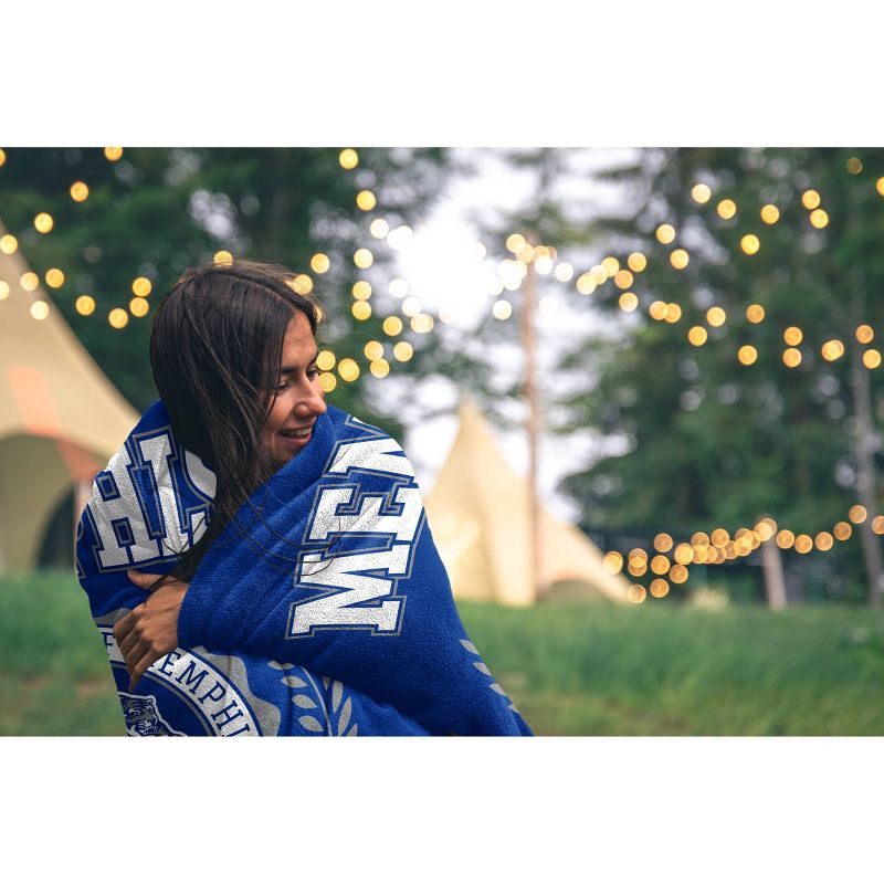 slide 2 of 2, NCAA Memphis Tigers Crest Ultra Soft Blanket, 1 ct