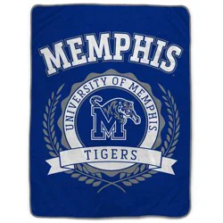 NCAA Memphis Tigers Crest Ultra Soft Blanket