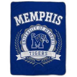 NCAA Memphis Tigers Crest Ultra Soft Blanket