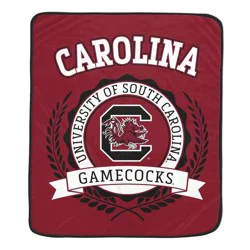 NCAA South Carolina Gamecocks Crest Ultra Soft Blanket