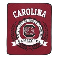 NCAA South Carolina Gamecocks Crest Ultra Soft Blanket