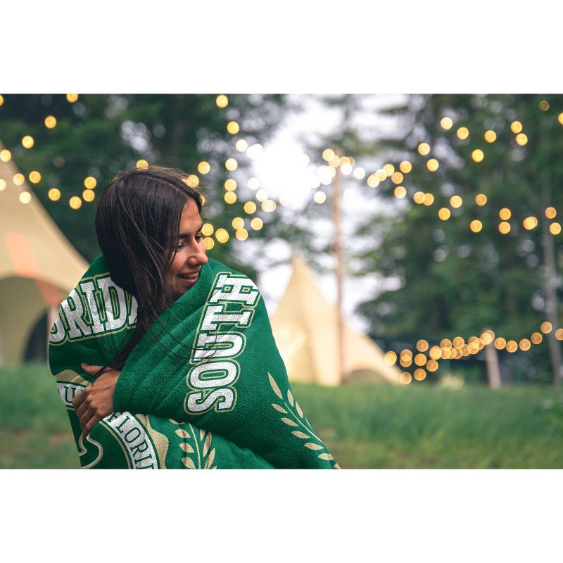 slide 2 of 2, NCAA South Florida Bulls Crest Ultra Soft Blanket, 1 ct