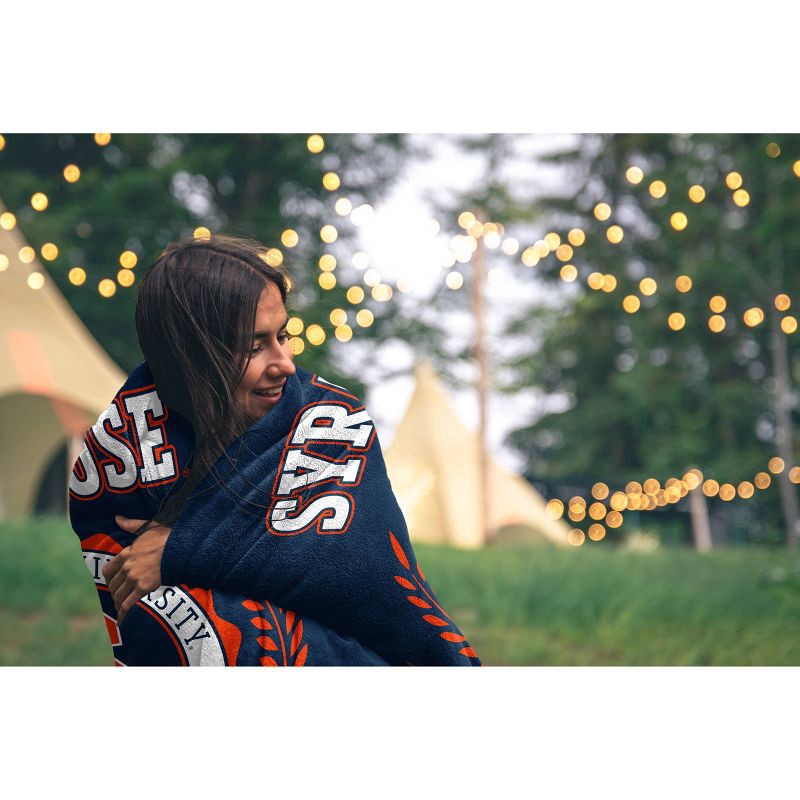 slide 2 of 2, NCAA Syracuse Orange Crest Ultra Soft Blanket, 1 ct