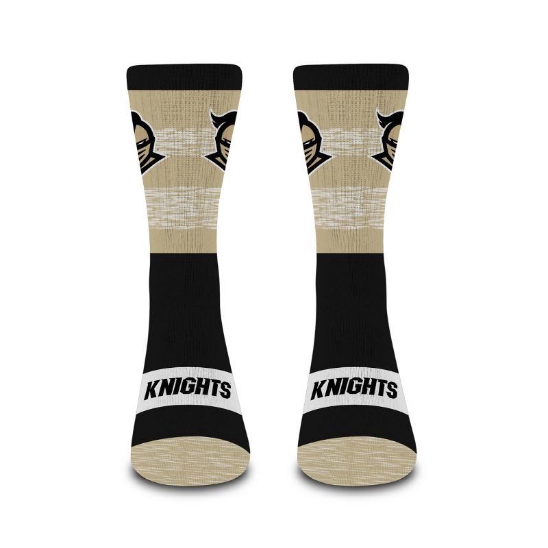 slide 2 of 3, NCAA Central Florida Knights Mixer Crew Socks: Cushioned Heel & Toe, Knit Fabric, 1 ct