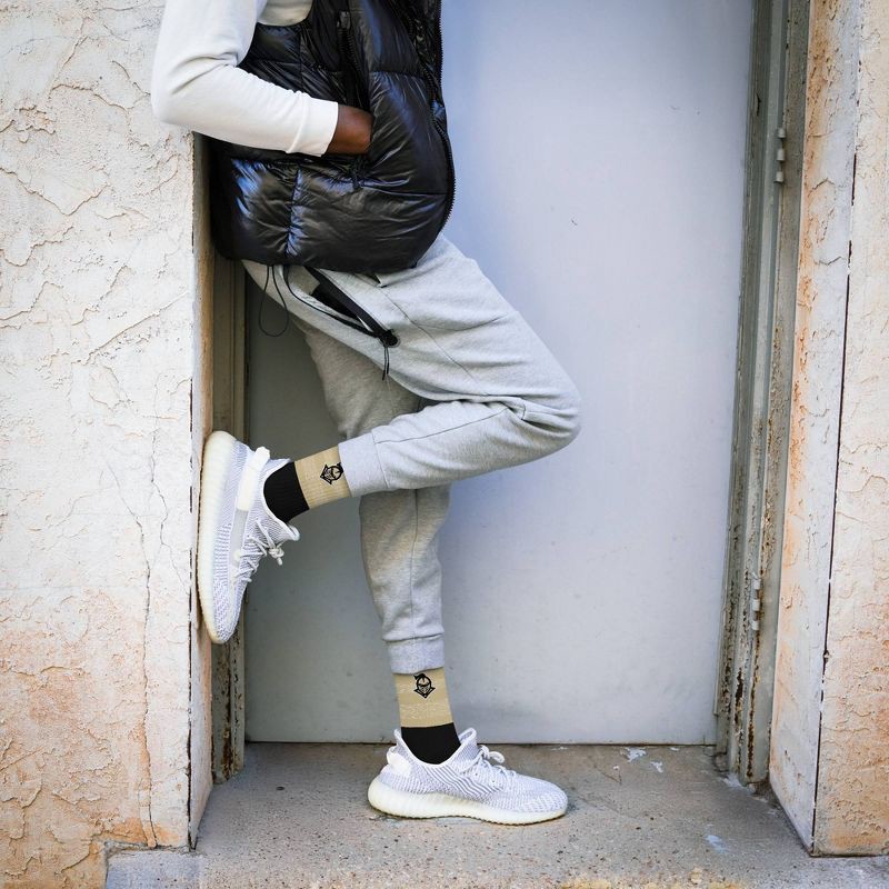 slide 3 of 3, NCAA Central Florida Knights Mixer Crew Socks: Cushioned Heel & Toe, Knit Fabric, 1 ct