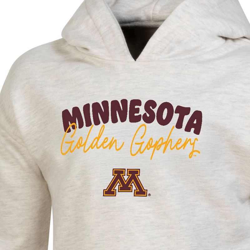 slide 3 of 3, NCAA Minnesota Golden Gophers Girls' Hooded Sweatshirt - XS, 1 ct