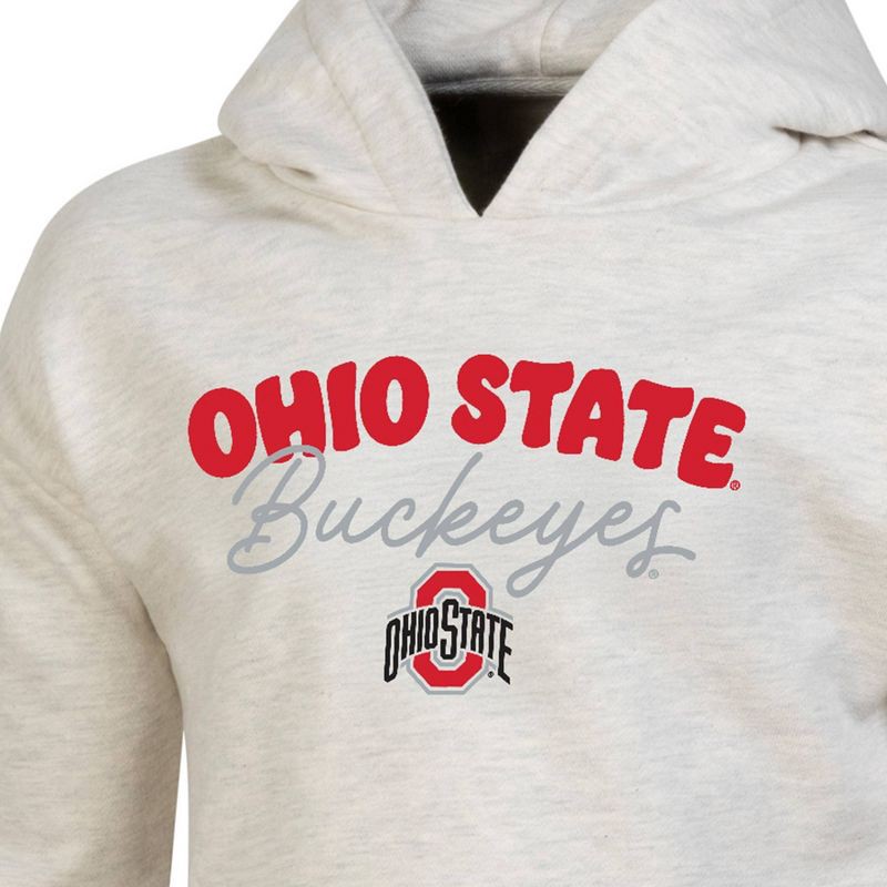 slide 3 of 3, NCAA Ohio State Buckeyes Girls' Hooded Sweatshirt - XL, 1 ct