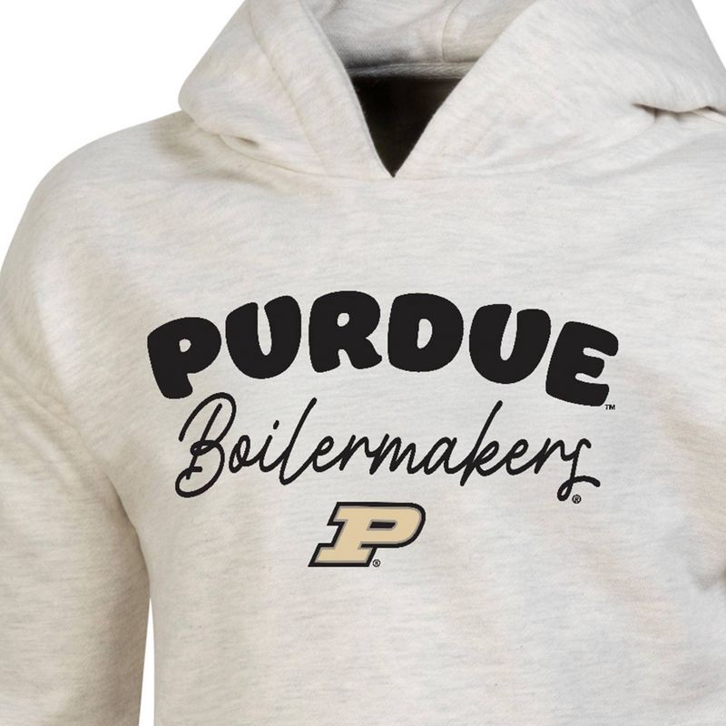slide 3 of 3, NCAA Purdue Boilermakers Girls' Hooded Sweatshirt - S, 1 ct