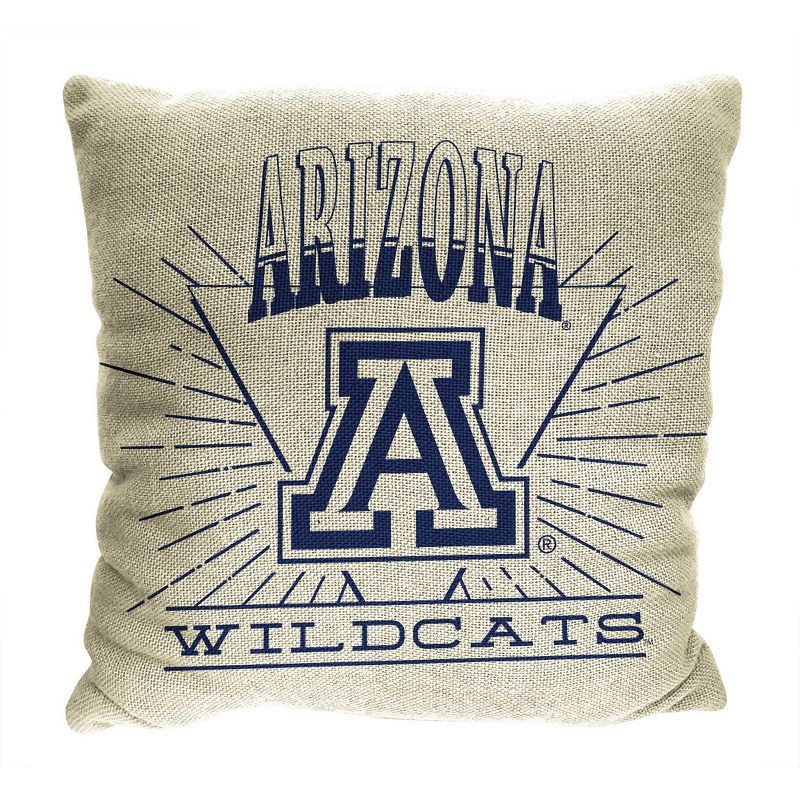 slide 1 of 5, NCAA Arizona Wildcats 26 x 26 Woven Tapestry Pillow, 1 ct