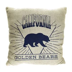 NCAA Cal Golden Bears 26 x 26 Woven Tapestry Pillow