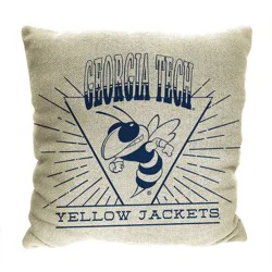 NCAA Georgia Tech Yellow Jackets 26 x 26 Woven Tapestry Pillow
