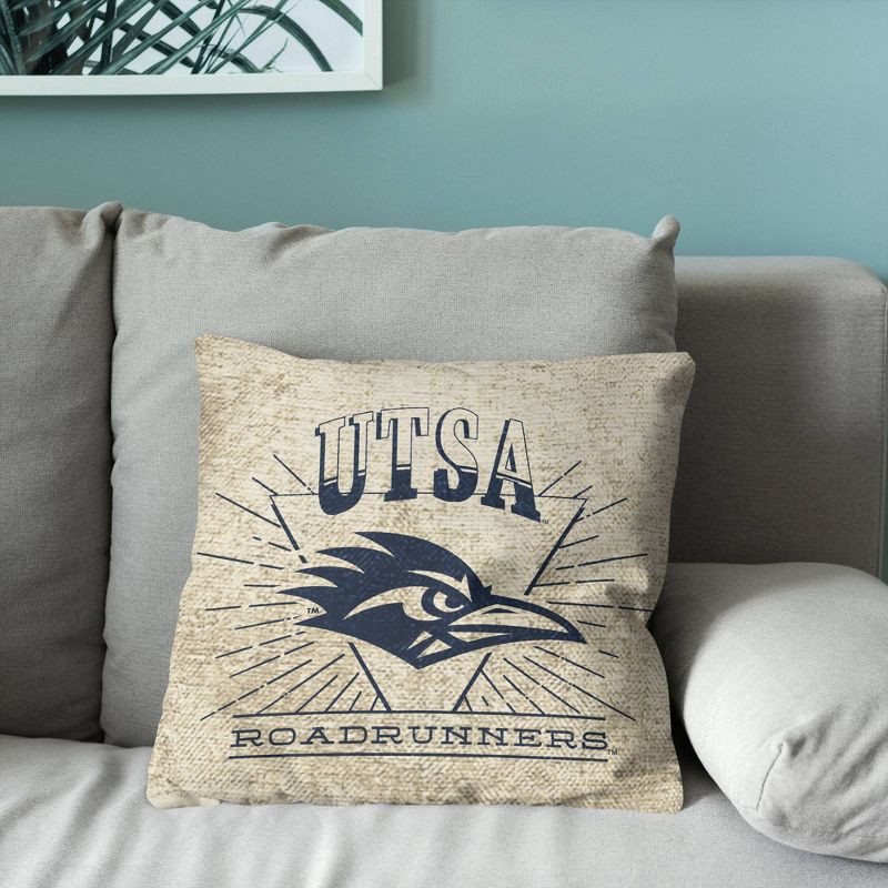 slide 3 of 5, NCAA UTSA Roadrunners 26 x 26 Woven Tapestry Pillow, 1 ct
