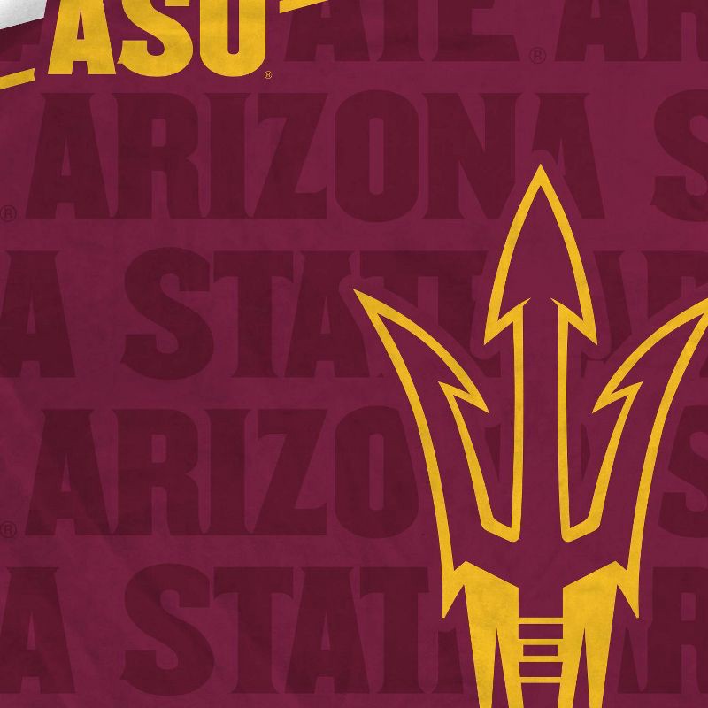 slide 2 of 2, NCAA Arizona State Sun Devils Diagonal Ghost Checker Double Sided Blanket, 1 ct