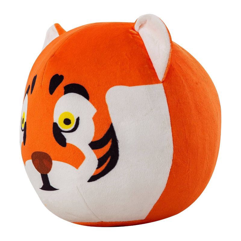 slide 2 of 4, NCAA Clemson Tigers 8" Round Mascot Pillow, 1 ct