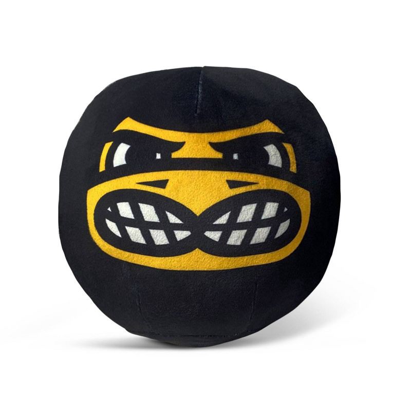 slide 1 of 1, NCAA Iowa Hawkeyes 8" Round Mascot Pillow, 1 ct