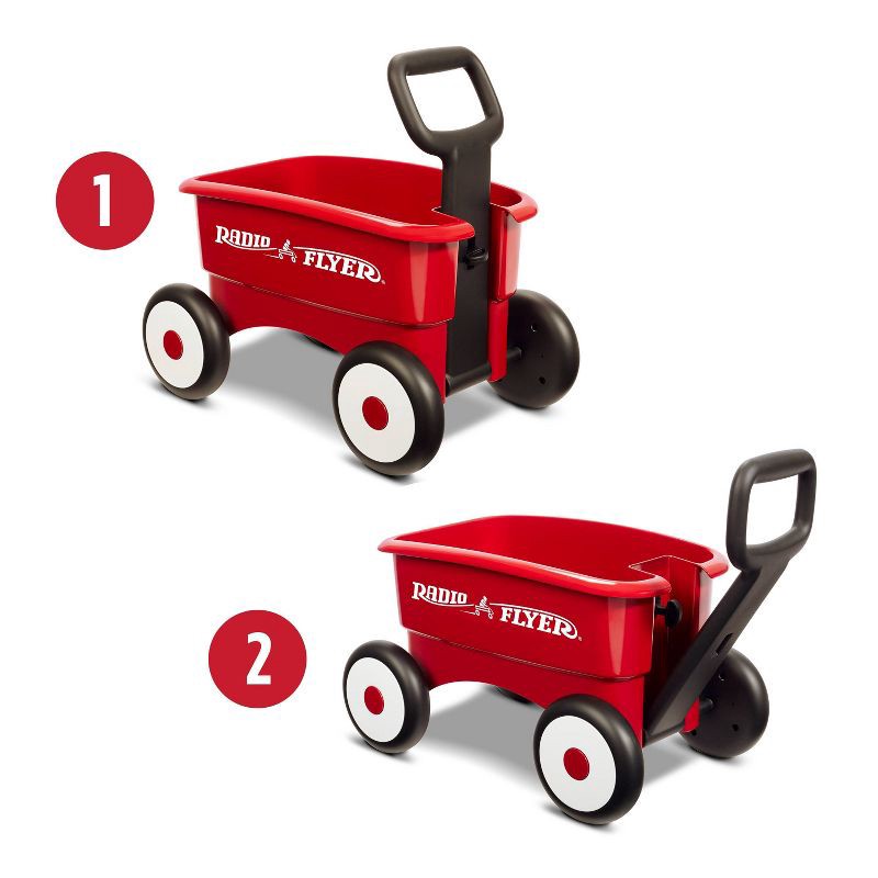 slide 5 of 12, Radio Flyer 2-in-1 Wagon with Garden Tools Push Walker, 1 ct