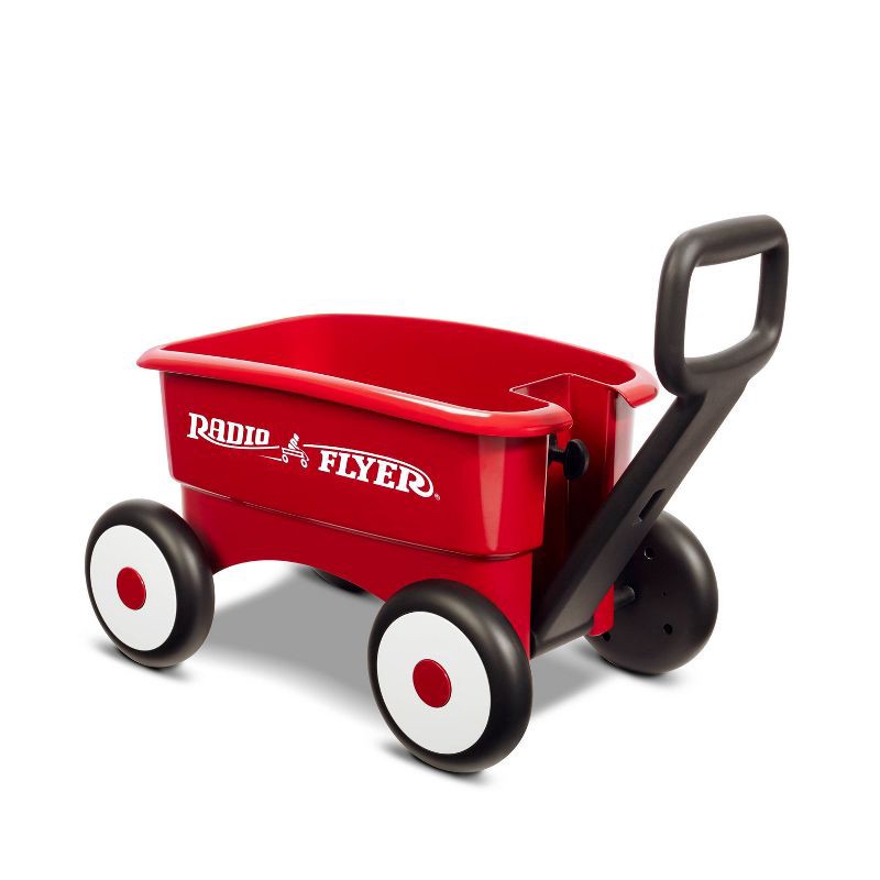 slide 9 of 12, Radio Flyer 2-in-1 Wagon with Garden Tools Push Walker, 1 ct