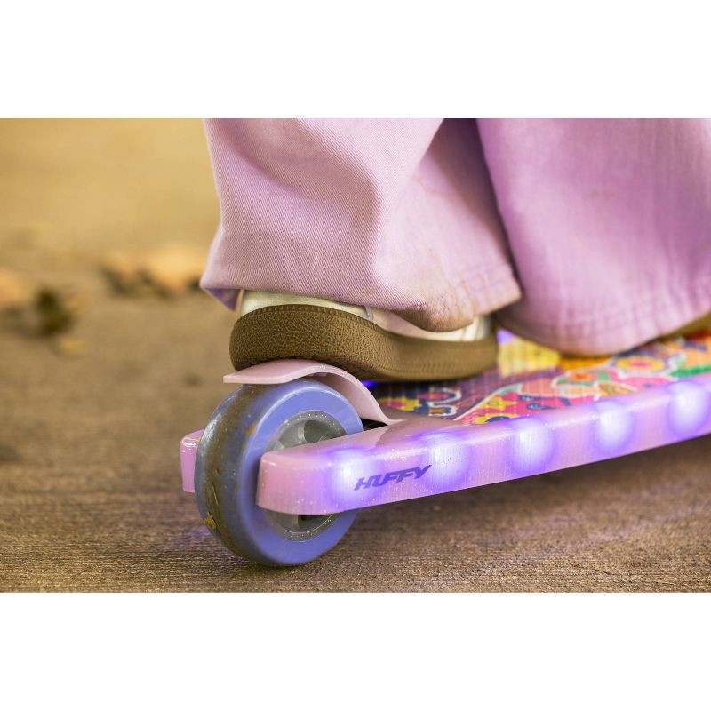 slide 7 of 12, Huffy Disney Princess 3-Wheel Scooter with LED Lights - Pink/Purple, 1 ct