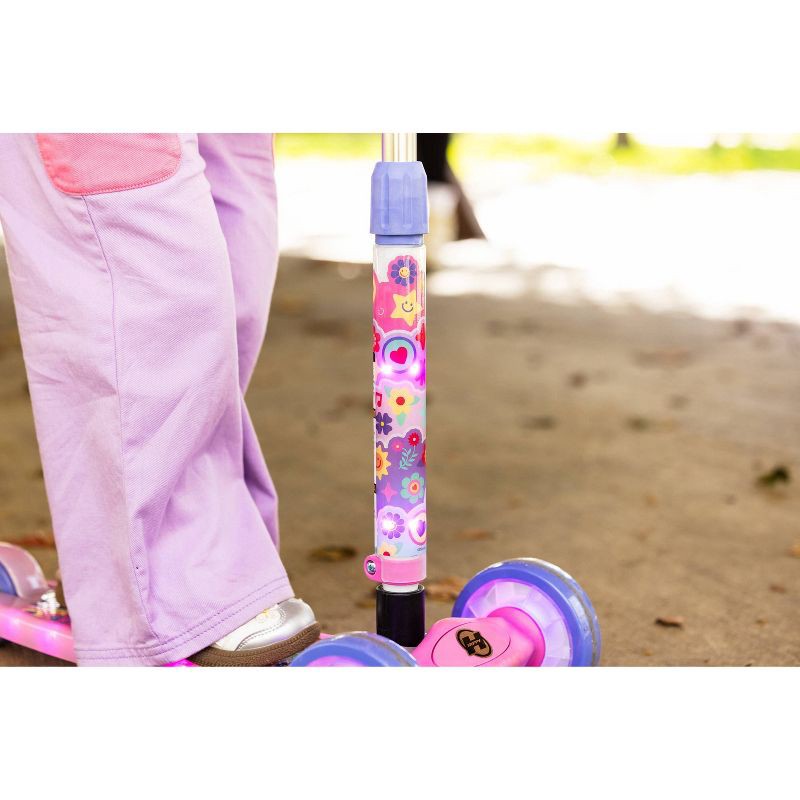 slide 8 of 12, Huffy Disney Princess 3-Wheel Scooter with LED Lights - Pink/Purple, 1 ct