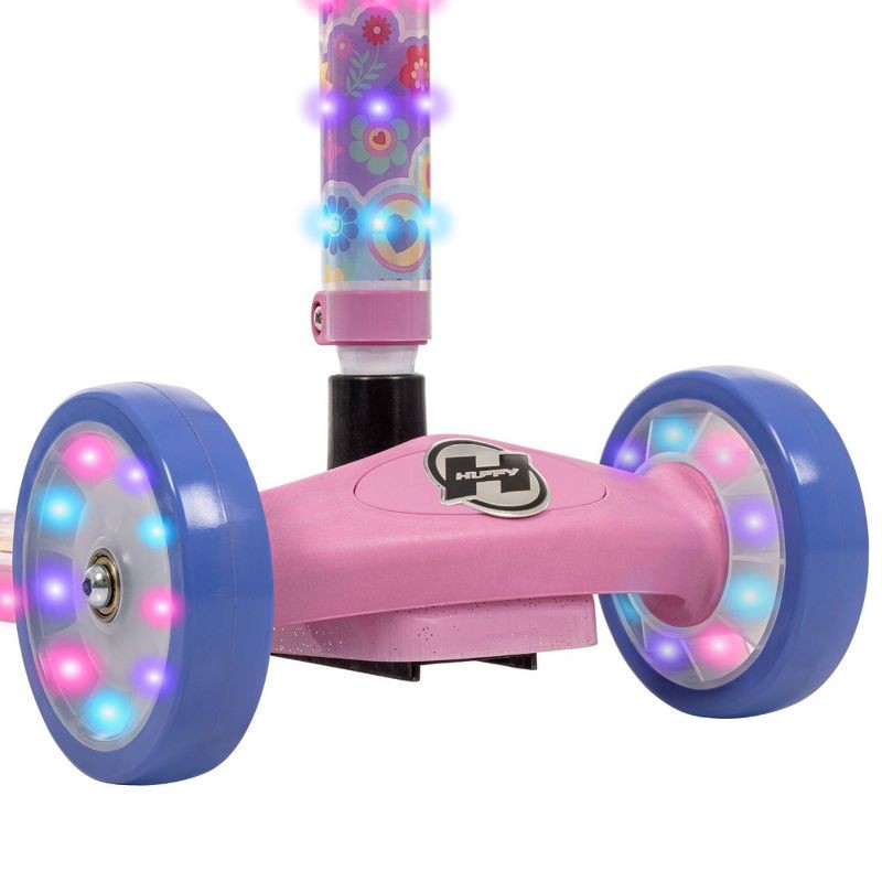 slide 9 of 12, Huffy Disney Princess 3-Wheel Scooter with LED Lights - Pink/Purple, 1 ct