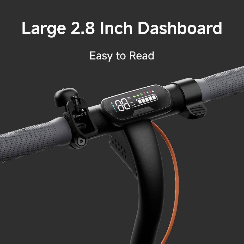 slide 6 of 13, Segway E2 Plus II Teens and Adults Electric Scooter 15 mph Max Speed and 16 mi Max Range - Black, 1 ct