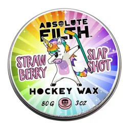 Absolute Filth 3'' Strawberry Slapshot Hockey Stick - Light Off-White