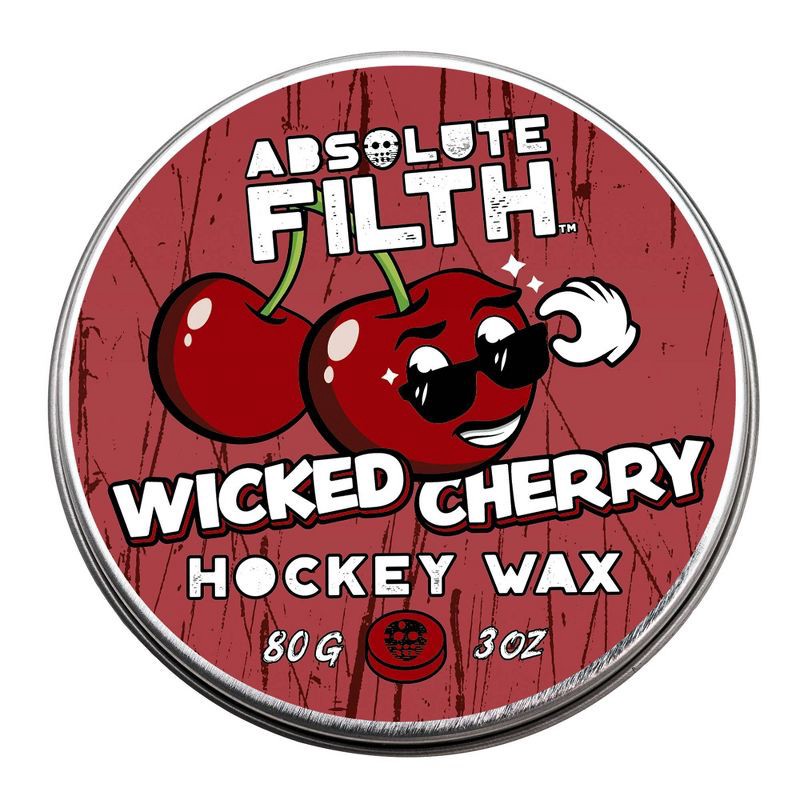 slide 1 of 4, Absolute Filth 3'' Wicked Cherry Hockey Stick - Light Off-White, 1 ct