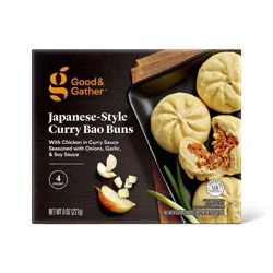 Frozen Japanese-Style Curry Bao Bun - 8oz/4ct - Good & Gather™