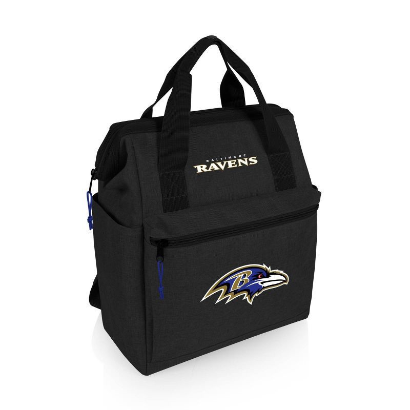 slide 2 of 3, NFL Baltimore Ravens Insulated Cooler Backpack, 1 ct