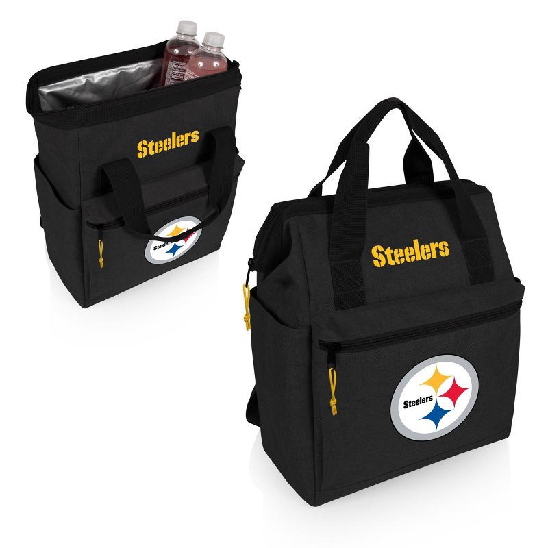 slide 3 of 3, NFL Pittsburgh Steelers Insulated Cooler Backpack, 1 ct